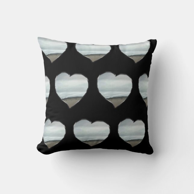 Chrome HEARTS Muster Kissen (Vorderseite)