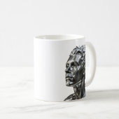 Chrome-Held-Blick Kaffeetasse (VorderseiteRechts)