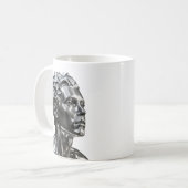 Chrome-Held-Blick Kaffeetasse (Vorderseite Links)