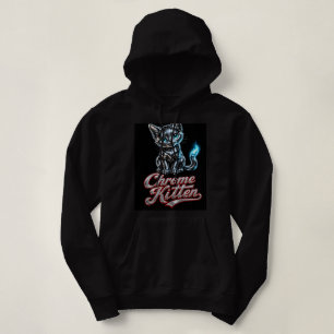 Chrome Kitten Cool Hoodie