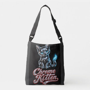 Chrome Kitten Cool Hoodie Tragetaschen Mit Langen Trägern