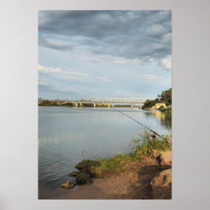 Chrome Kitten Murray Fluss Szene Porträt Poster