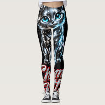 Chrome Kitten Nightlife Leggings