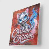 Chrome Kitten Outback Purrer Uhr (Winkel)