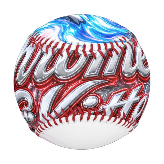 CHROME KITTEN Sammler-Baseball Baseball (Vorderseite)