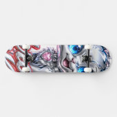 CHROME KITTEN Skateboard, mit Trucks und Rädern Skateboard (Horizontal)