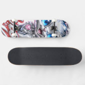 CHROME KITTEN Skateboard, mit Trucks und Rädern Skateboard (Horizontal)