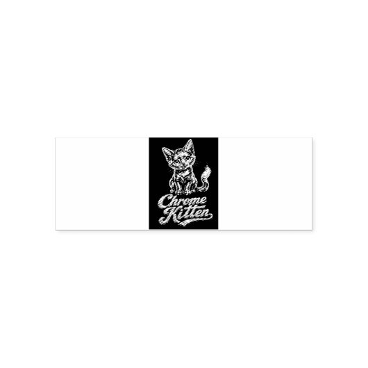 Chrome Kitten Stempelstampfer Permastempel (Design)