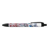 Chrome Kitten Stift mit schwarzer Tinte (Oberseite)