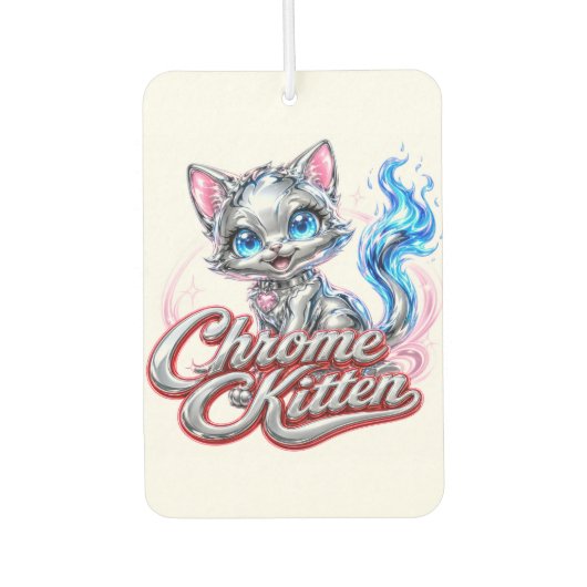 Chrome Kitten "Süßherz" Lufterfrischer (Vorderseite)