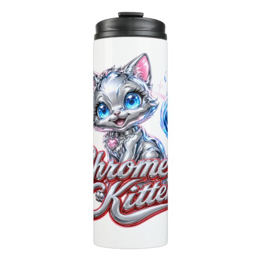 CHROME KITTEN Thermotasse Thermosbecher (Vorderseite)