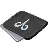 Chrome like Aries Zodiac Symbol Snake Skin Style Laptopschutzhülle (Vorne Knopf)