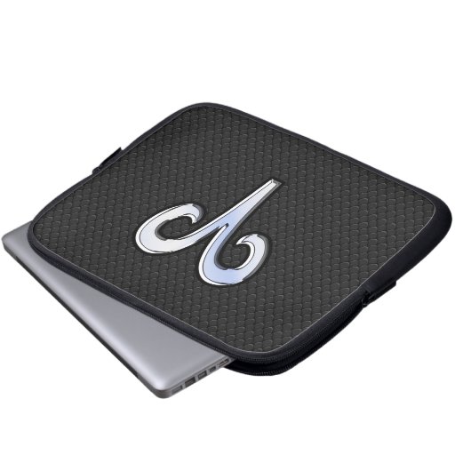 Chrome like Aries Zodiac Symbol Snake Skin Style Laptopschutzhülle (Vorne Knopf)