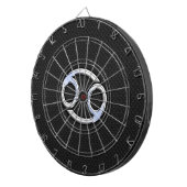 Chrome like Cancer Zodiac Sign auf Schlange Haut S Dartscheibe (Vorderseite rechts)