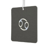 Chrome like Cancer Zodiac Symbol auf Schlangenstil Autolufterfrischer (Links)