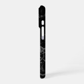 Chrome like Capricorn Zodiac Sign on Hevelius 1690 iPhone Hülle (Linke Seite)