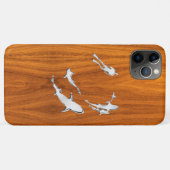 Chrome like Diver with Sharks Silhouetten Case-Mate iPhone Hülle (Rückseite (Horizontal))