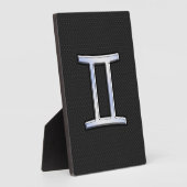 Chrome like Gemini Zodiac Sign Fotoplatte (Seite)