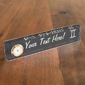 Chrome like Gemini Zodiac Sign Namensplakette (Seite)