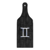 Chrome like Gemini Zodiac Sign Schneidebrett (Vorderseite)