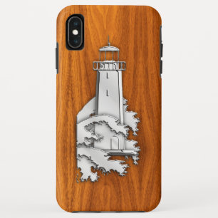 Chrome Like Lighthouse auf Teak Wood Case-Mate iPhone Hülle