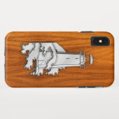 Chrome Like Lighthouse auf Teak Wood Case-Mate iPhone Hülle (Rückseite (Horizontal))