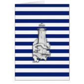 Chrome Like Lighthouse on Nautical Stripes (Vorne)