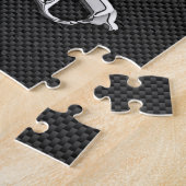 Chrome like Pirate on Black Carbon Fibre Puzzle (Seite)