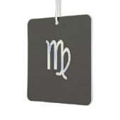 Chrome Like Virgo Zodiac Sign auf Schlangenhaut Autolufterfrischer (Links)