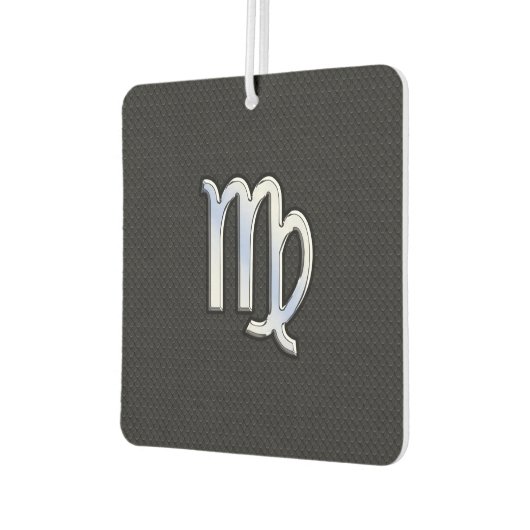 Chrome Like Virgo Zodiac Sign auf Schlangenhaut Autolufterfrischer (Links)