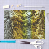 Chrome Liquid Metallic Gold Silver Cooles Party Seidenpapier (Handwerk)