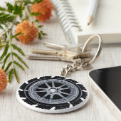 Chrome Mag Wheel Schlüsselanhänger (Seite)