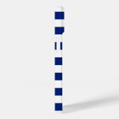 Chrome Mermaid Print auf Navy Strips Case-Mate iPhone Hülle (Rückseite / Rechts)