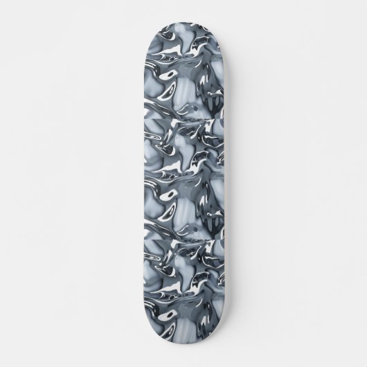 Chrome-Metallic-Fluss Skateboard (Vorne)