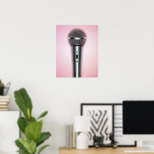 Chrome Microphone Poster (Heimbüro)