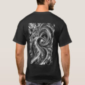 Chrome-Mikro-Mosaik-Spirale T-Shirt (Rückseite)