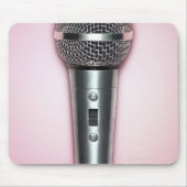 Chrome-Mikrofon Mousepad (Vorne)
