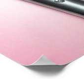 Chrome-Mikrofon Poster (Ecke)