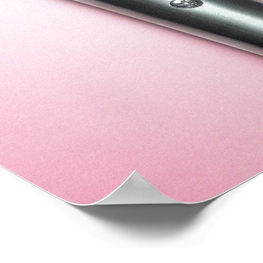 Chrome-Mikrofon Poster (Ecke)