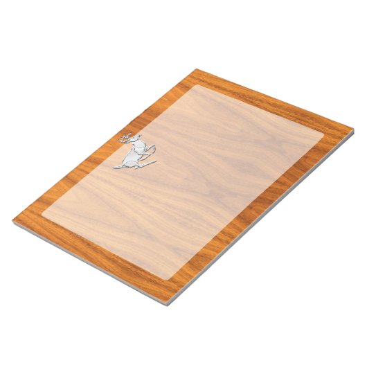 Chrome mit Dealer auf Fine Teak Print Notizblock (angewinkelt)