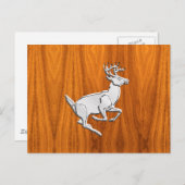 Chrome mit Dealer auf Fine Teak Print Postkarte (Vorne/Hinten)