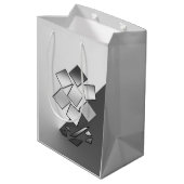 Chrome Mittlere Geschenktüte (Rückseite Schrägansicht)
