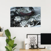 Chrome-Motor Poster (Heimbüro)