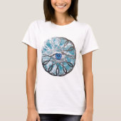Chrome Mystical Eye Design T-Shirt (Vorderseite)