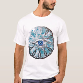 Chrome Mystical Eye Design T-Shirt