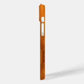 Chrome Nautical Anchor auf Teak Wood Print Case-Mate iPhone Hülle (Rückseite / Links)