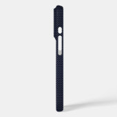 Chrome Nautical Star on Carbon Fibre Print Case-Mate iPhone Hülle (Rückseite / Links)