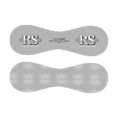 Chrome-Orbit-Monogramm Anfangsbuchstaben in jeder  Baseball (Paneele)
