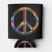 Chrome Peace Sign Dosenkühler (Vorderseite)