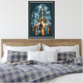 Chrome Pilger Leinwanddruck (Insitu (Schlafzimmer))